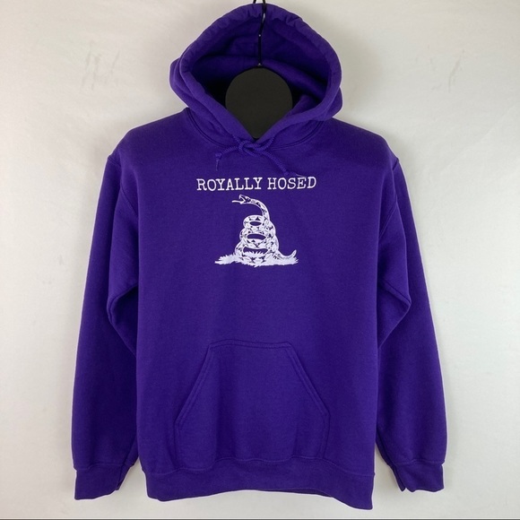 “ROYALLY Hosed” Hoodie by GoodTreasures Unisex Size Small - Picture 7 of 7
